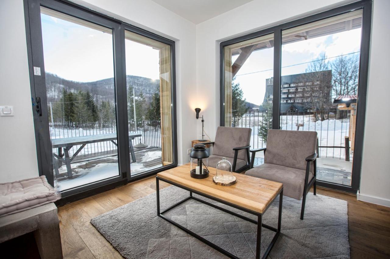 Вилла Modern Alpine Monsalbius Chalet Baske Ostarije Экстерьер фото