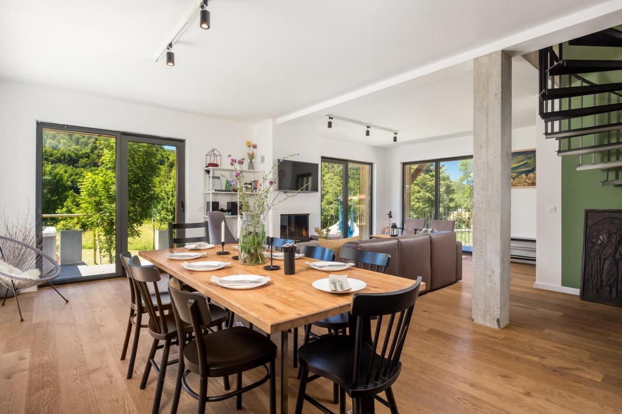 Modern Alpine Monsalbius Chalet Baske Ostarije Экстерьер фото