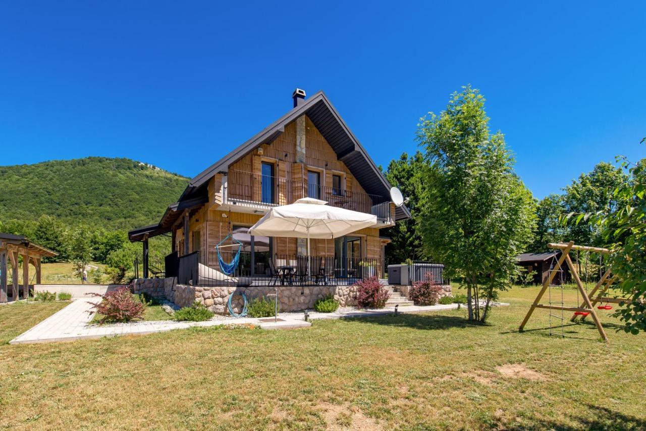 Вилла Modern Alpine Monsalbius Chalet Baske Ostarije Экстерьер фото